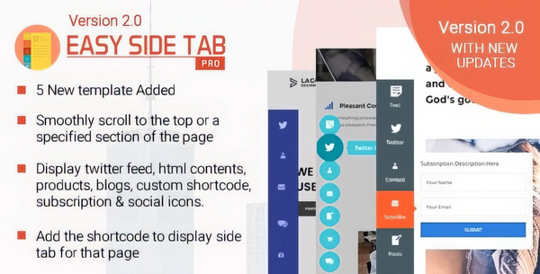 Easy Side Tab Pro – Responsive Floating Tab Plugin 2.0.7