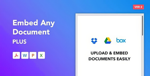 Embed Any Document Plus - WordPress Plugin