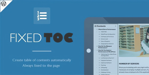 Fixed TOC WP Plugin