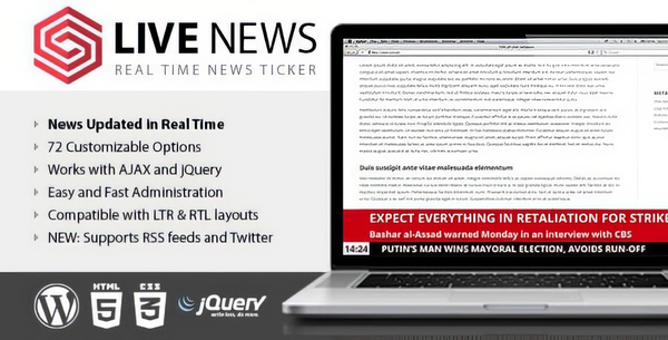 Live News WP Plugin 2.18