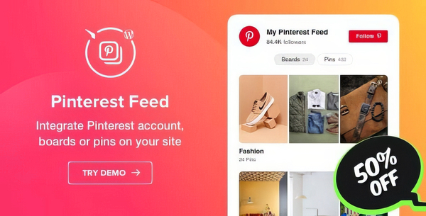 Pinterest Feed WP Plugin