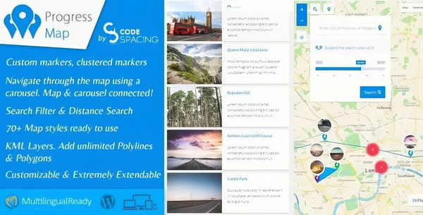 Progress Map WP Plugin