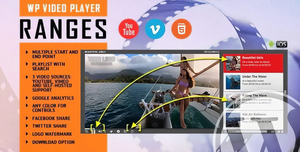 RANGES - Video Player With Multiple Start and End Points - WordPress Plugin