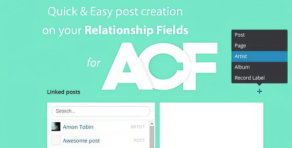 Quick and easy Post creation for ACF Relationship Fields PRO 3.2.2