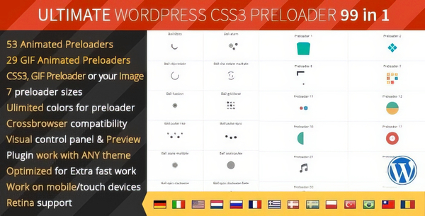 Ultimate WordPress Preloader – CSS Preloaders 1.1