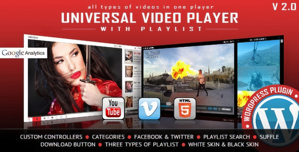 Universal Video Player – WordPress Plugin 3.8.3