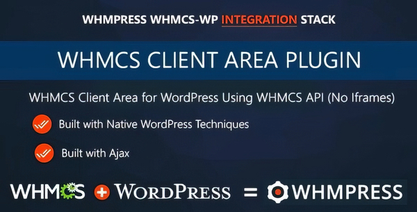 WHMCS Client Area WP Plugin
