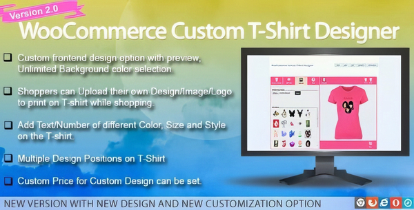 WooCommerce Custom T-Shirt Designer 2.0.8