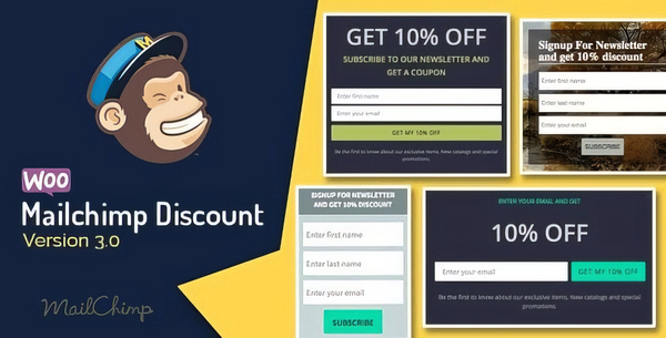 WooCommerce Mailchimp Discount 3.8