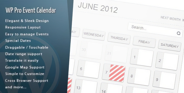 WordPress Pro Event Calendar 3.2.7