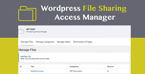 WP FSAM – File Sharing Access Manager 1.1