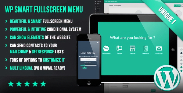 WP Smart Fullscreen Menu 1.048