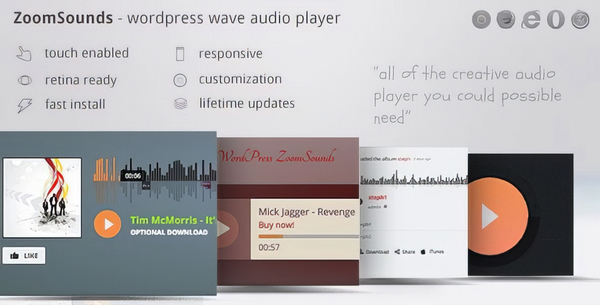 ZoomSounds – WordPress Wave Audio Player with Playlist 6.91