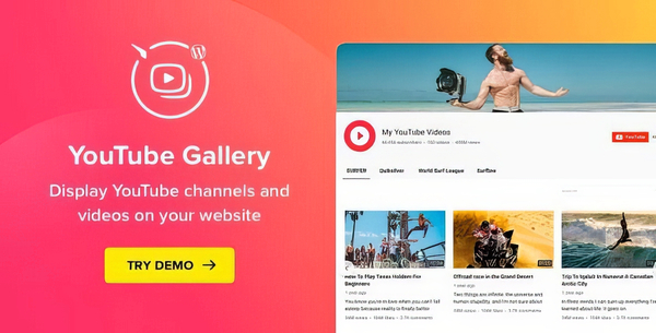 YouTube Plugin - WordPress YouTube Gallery