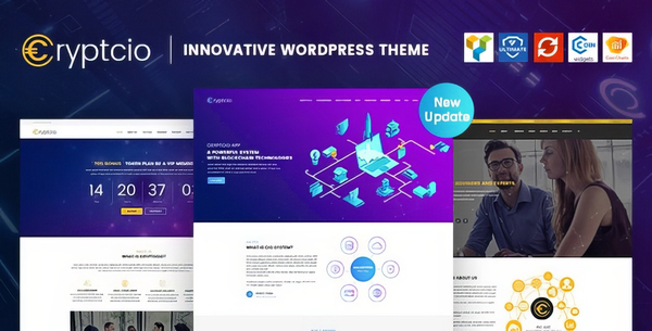 Cryptcio – Innovative WordPress Theme 1.6.3