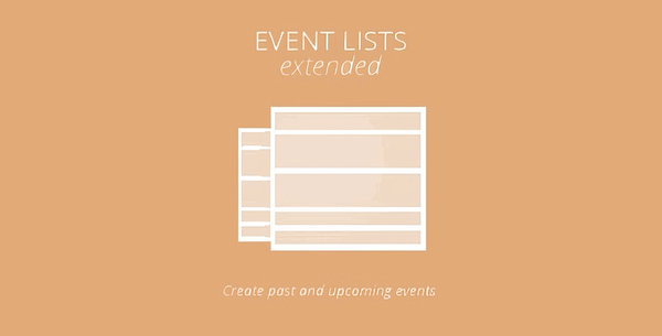 EventOn Events Lists Extended Add-on 1.0.4