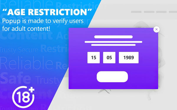 Popup Builder Age Restriction 2.2