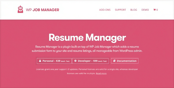 WP Job Manager – Applications 3.2.0