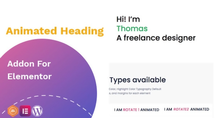 Animated Headline Addon For Elementor