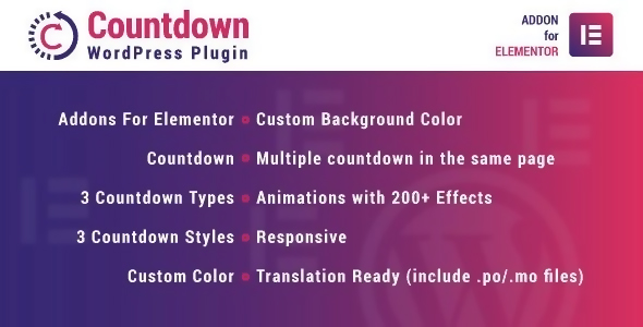 Countdown for Elementor 1.0