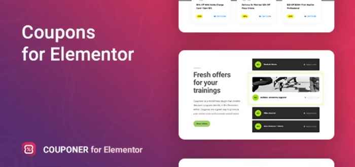 Couponer – Discount Coupons for Elementor 1.1.5