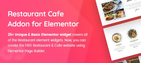 Restaurant & Cafe Addon for Elementor 1.6.4