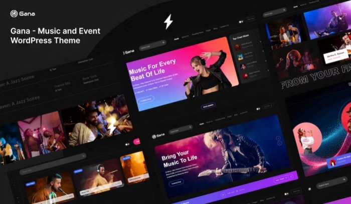 Gana – Music and Event WordPress Theme 1.0.3