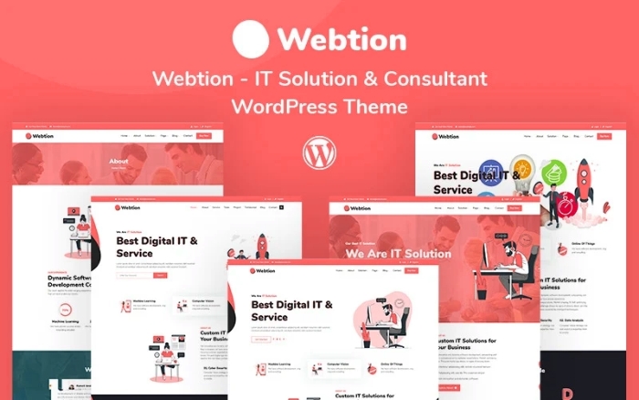 Webtion β IT Solution & Consultant Responsive WP Theme 1.0.0