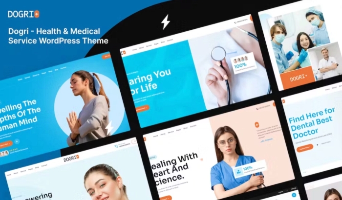 Dogri – Health & Medical Service WordPress Theme 1.0.0