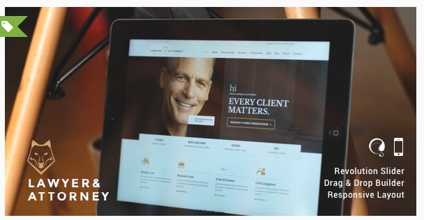 Lawyer – WordPress Theme 25.0