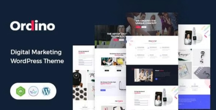 Ordino – Digital Marketing WordPress Theme 2.3