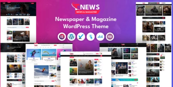 TNews – News & Magazine WordPress Theme 1.0.0