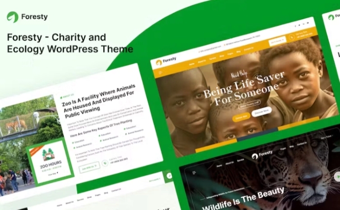 Foresty – Charity and Ecology WordPress Theme 1.0.2
