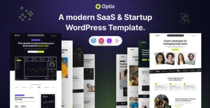 Optix β SaaS & Startup WordPress Theme 1.1.0