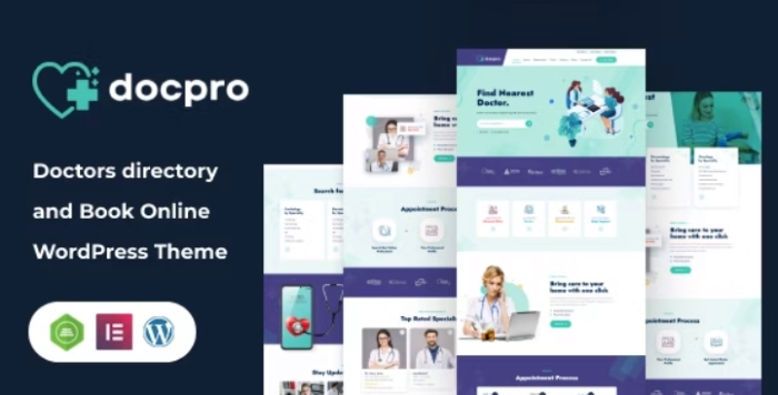 Docpro – Doctors directory WordPress Theme 1.0.1