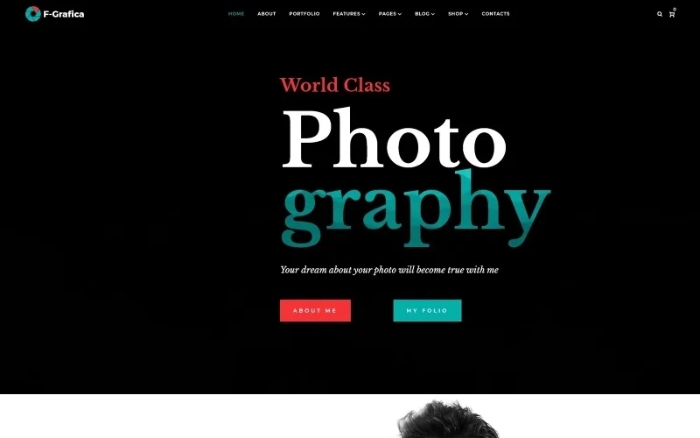 F-Grafica – Photography WordPress Elementor Theme 1.0.0