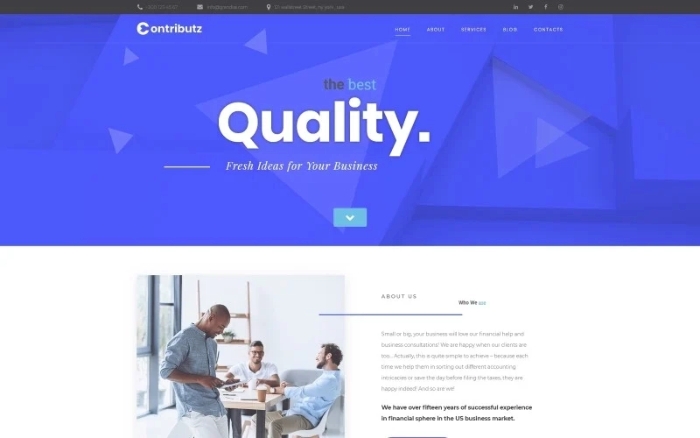 Contributz – Corporate Consulting WordPress Elementor Theme 1.0.0