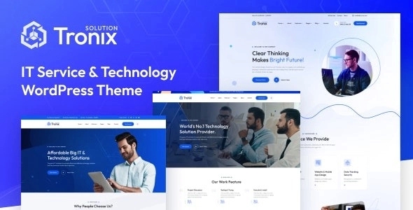Tronix – IT Service And Technology WordPress Theme 1.0.4