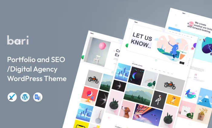 Bari – Portfolio & Digital Agency WordPress Theme 2.2