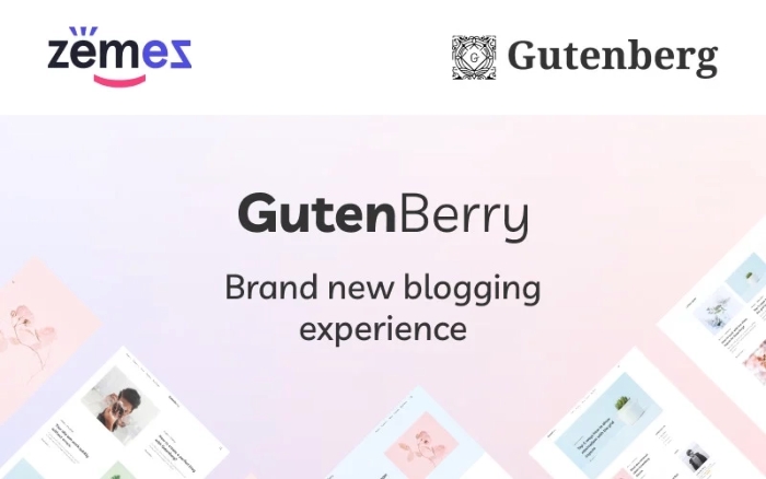 Gutenberry – Gutenberg-based Clean Blog WP Theme 1.0.1
