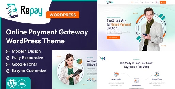 Repay – Payment Gateway WordPress Theme 1.0