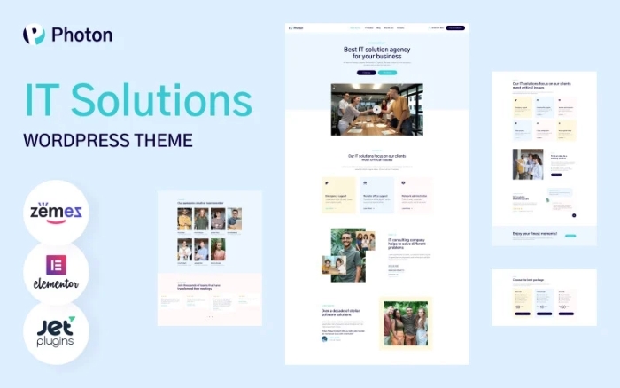 Photon – IT Solutions WordPress Theme 1.0.1