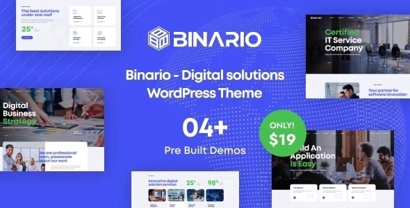 Binario - Digital Solutions WordPress Theme 1.1.0