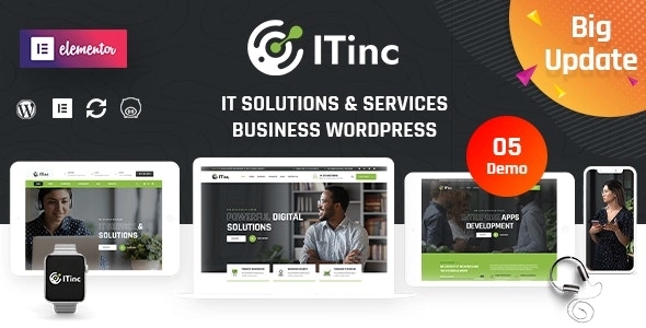 ITInc – Technology & IT Solutions WordPress Theme 3.8