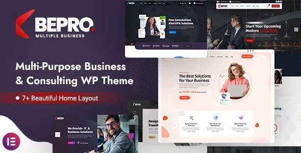 Bepro – Multipurpose Business WordPress Theme 1.0