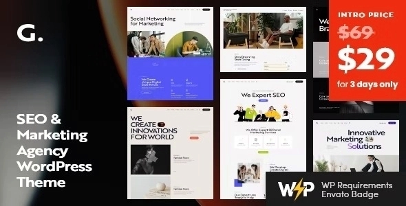 Granola – SEO & Marketing Agency WordPress Theme 1.1.0