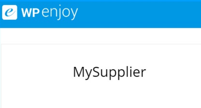 MySupplier WP Theme