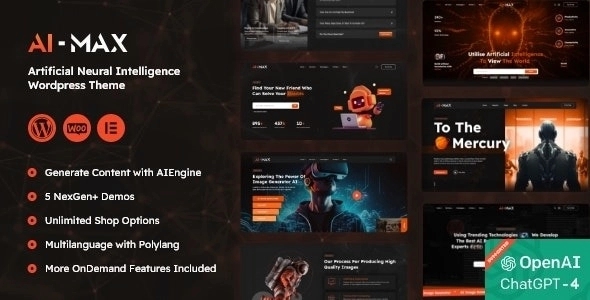 AI MAX – Artificial Neural Network WordPress Theme 1.0.3