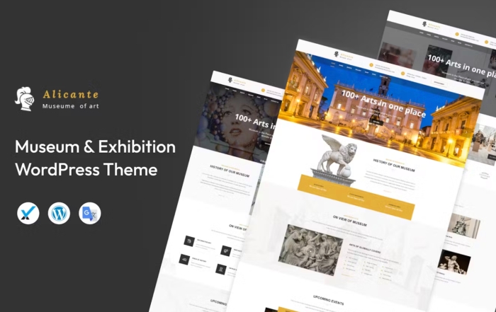 Alicante – Museum & Exhibition WordPress Theme 3.0
