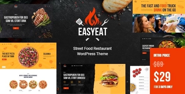 EasyEat – Street Food Restaurant WordPress Theme 1.3.0